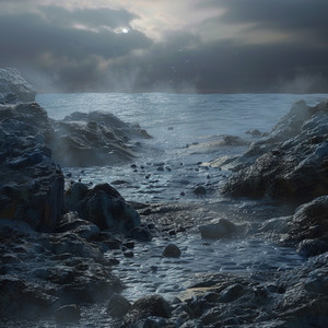 Soothing Surf Cradles the Coast