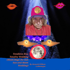 Totalities Kiss Totality Wedding (Moon Hugs the Sun Sun and Moon Wedding)