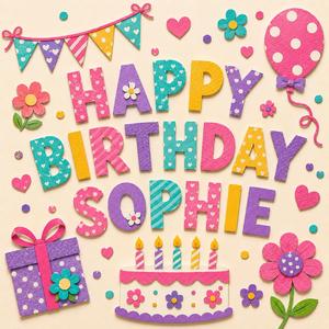 Happy Birthday Sophie (Power pop)