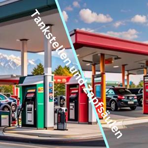 Tankstellen und Zapfsäulen