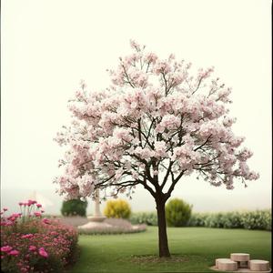 一顆開花的樹 by @focusedsynthesis7680