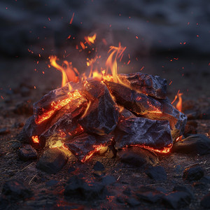 Soothing Heat of Quiet Flames