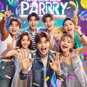 手势舞派对_碧水蓝天