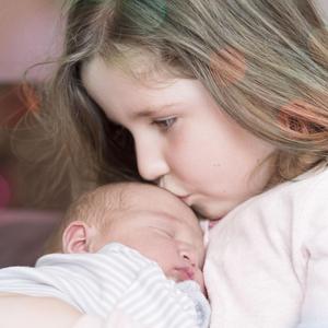 Mama Is Very Happy for Her Precious Child (with the Harmony of Birds)