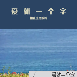 爱就一个字