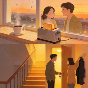 幸福是听见你钥匙声