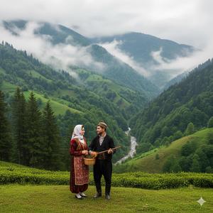 Duman sardı dağları