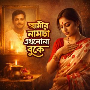 স্বামীর নামটা এখনো বুকে