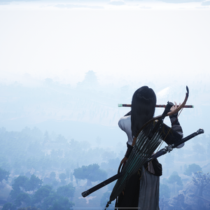 残陽下、時計塔