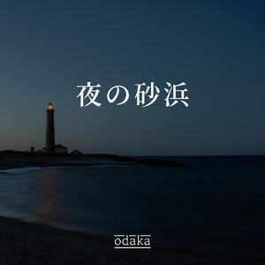 夜の砂浜