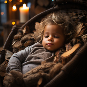 Tranquila Lluvia Del Bebé Duermiendo