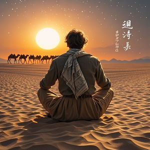 戈壁落日