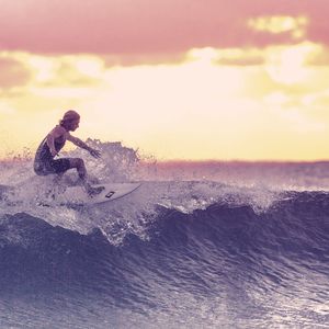 一尘不染波浪印象数