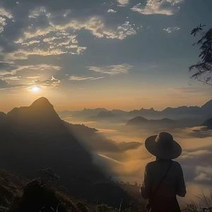 落日归山海山海藏深情