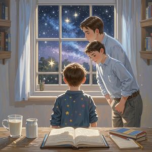 第一次仰望星空_若水稍然