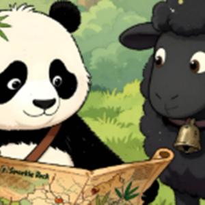 Jerry the Panda and the Lost Black Sheep
