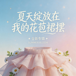夏天绽放在我的花苞裙摆