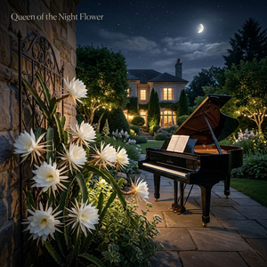 Queen of the Night Flower (Bluesy Instrumental Relaxing Solo Piano Contemporary Classical Smooth Jazz Piano Version)