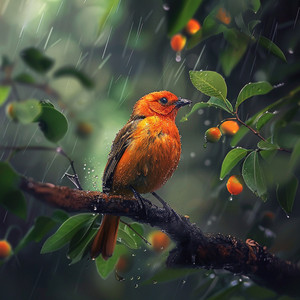 Calm Rainforest Sounds Rain and Birds