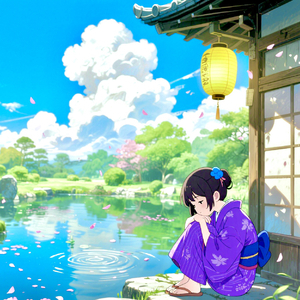 桜の下での再会