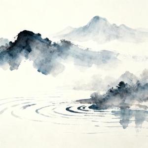 泼墨山河