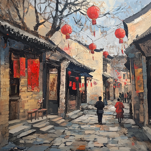 走街串巷-悠哉踏春去