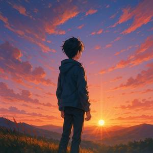 Hills Painted by Sunrise