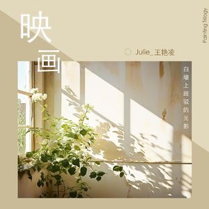 映画（白墙上斑驳的光影）