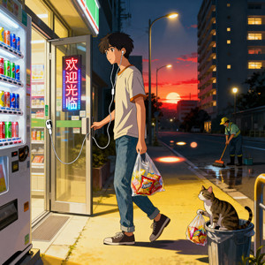 便利店里的午夜派对