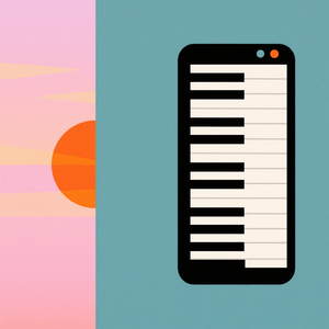 Keyboard & Sunset