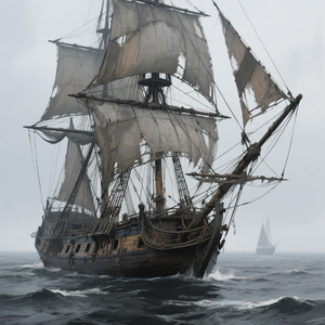 I’m a ship with tattered sails