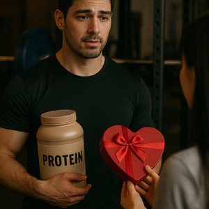 今年はチョコよりタンパク質…そう思ってたのに君が来た。