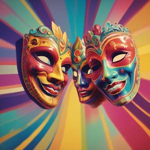 Μάσκες και χορός  by @stixomperdemata