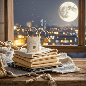 针脚里的月光