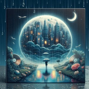 White Background Rain Noise 11