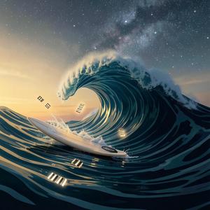 Aurora Gold Wave Riding