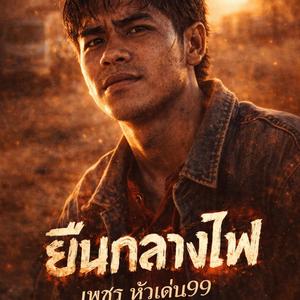 ยืนกลางไฟ