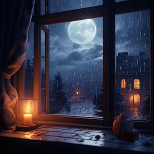 비 오는 날 창가에