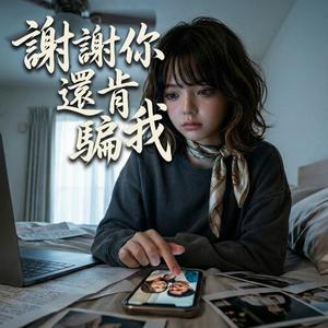 謝謝你還肯騙我