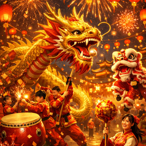 金龙欢腾咚咚锵