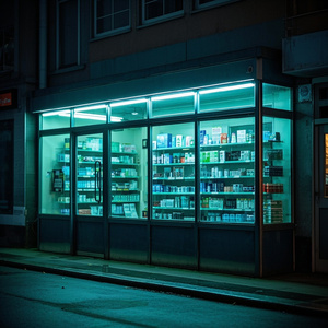 真夜中のドラッグストア