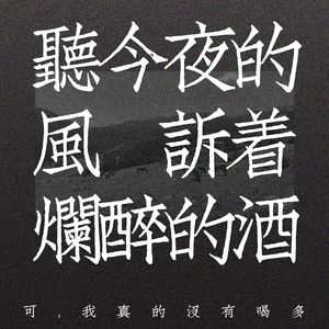 听今夜的风诉着烂醉的酒