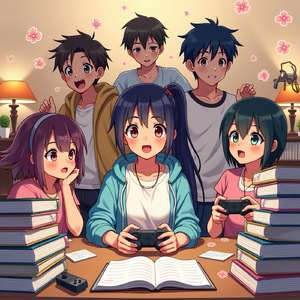 「ゲーム VS 勉強」