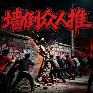 墙倒众人推