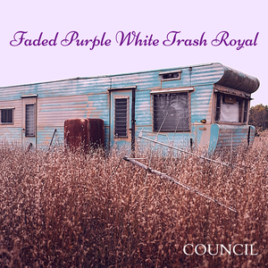 Faded Purple White Trash Royal