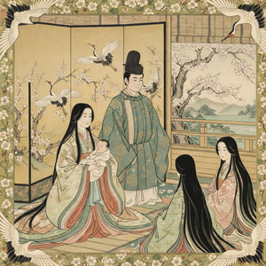 源氏物語（平安時代中期 11世紀初め） 光源氏の誕生の祝いの儀