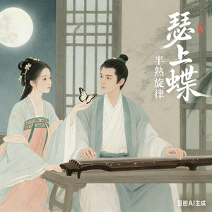 《瑟上蝶》（#古画内外 #物哀美学 #明知是梦）