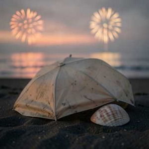 空の花火のように