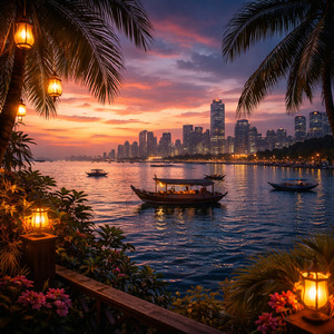 After Sunset in Jakarta Bay