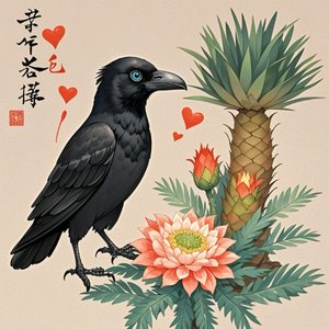 乌鸦说情话铁树开了花